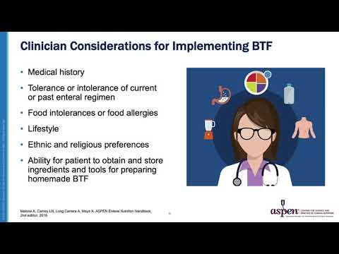 Blenderized Tube Feeding: Introduction