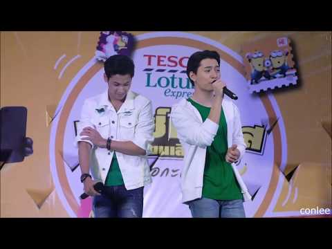 180526 Krist & Singto in Tesco Lotus Minion - กะทันหัน (half)