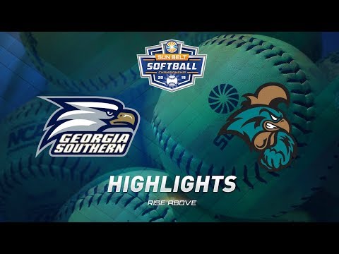 2019 Sun Belt Softball Championship Highlights: Coastal Carolina vs. Georgia Southern