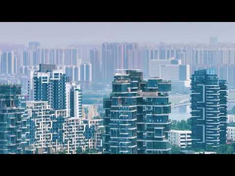 Cidade de Luhu Shengcheng, ao pé da nova área de Tianfu, cidade de Hangbei Chengdu