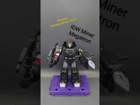 3 Minute Reviews #Blokees #transformers #shiningversion #decepticons #miner #megatron #idw #vol3