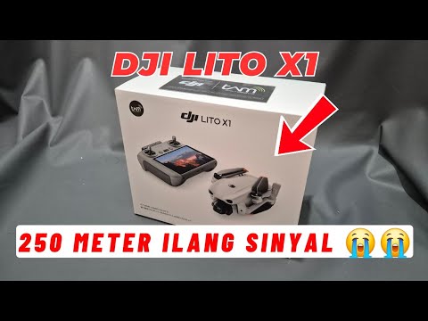 DJI Lito X1 250meter HILANG SINYAL !!!