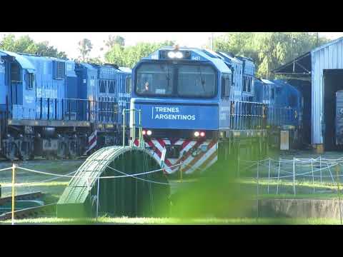 ALCO 8510 + CRRC 9451 T A.C.  EN MESA GIRATORIA de SOLDINI