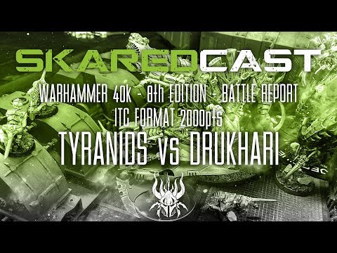 Tyranids vs Drukhari Warhammer 40k 8th Edition Battle Report