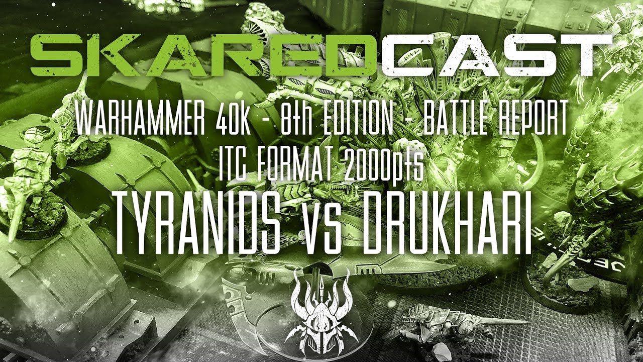 <h1 class=title>Tyranids vs Drukhari Warhammer 40k 8th Edition Battle Report</h1>