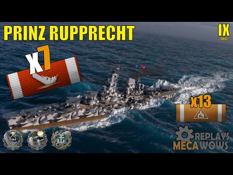 Prinz Rupprecht 7 Kills & 151k Damage | World of Warships Gameplay