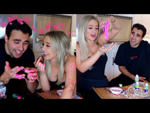 making SLIME with my EX. (obviously it went wrong)