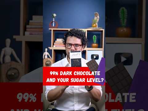 99% Dark Chocolate And Your Sugar Level? #revertdiabetes #sugarcontrol