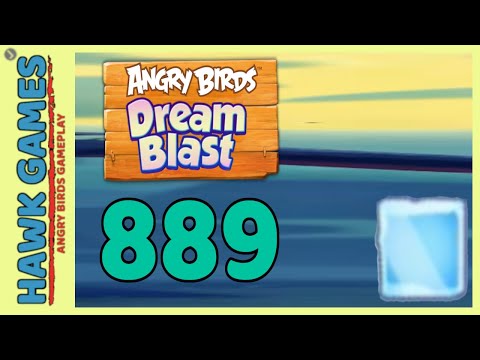Angry Birds Dream Blast Level 889 - Walkthrough, No Boosters