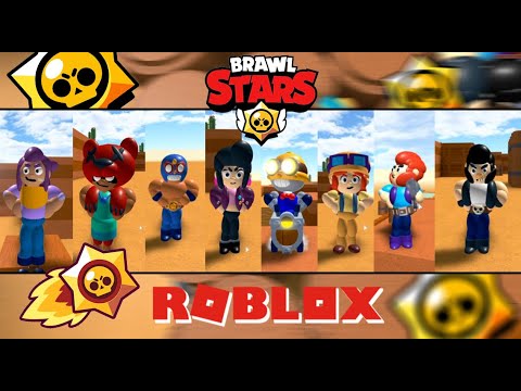 3 Boyutlu BRAWL STARS Oynadım 🤠 8 Yeni Karakter | Roblox Türkçe