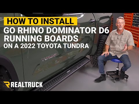 How to Install Go Rhino Dominator D6 Side Steps on 2022 Tundra