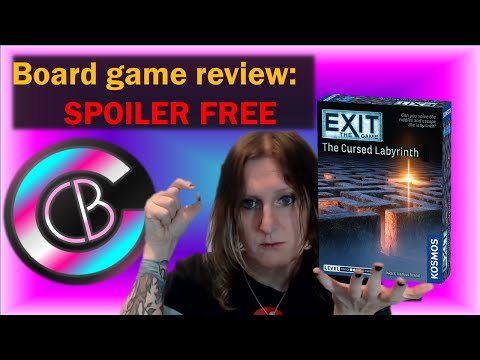 EXIT: The cursed labyrinth - board game review (NO SPOILERS)