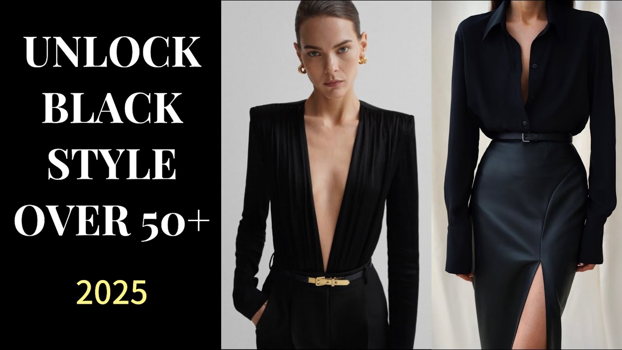 How to Wear Black and Always Look Gorgeous — Tips for Mature Ladies
