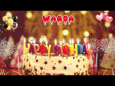 WARDA Birthday Song – Happy Birthday Warda