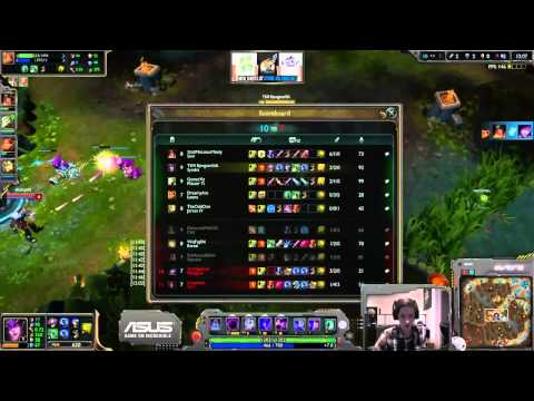 Bjergsen - Syndra vs Ezreal Challenger ranked solo queue mid