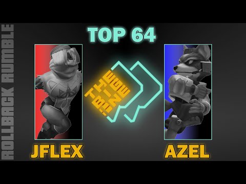 Jflex (Sheik) vs Azel (Fox) | NA Top 64 | Rollback Rumble: The Big One