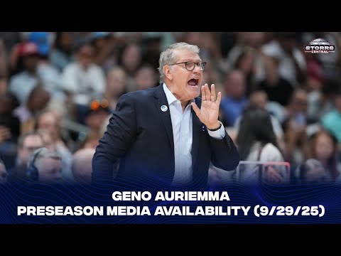 Geno Auriemma Preseason Media Availability - 9.29.25