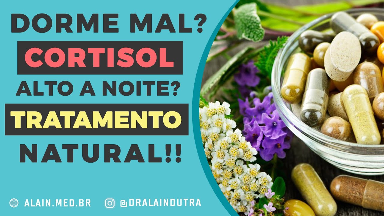 Nove opções naturais do Dr. Alain para controlar o cortisol e melhorar o sono
