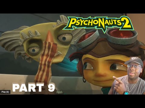 PsychoNauts 2 Walkthrough gameplay PART 9 BACON TO SUMMON FORD CRULLER