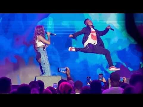 Watch Tiwa Savage Dance With Pocolee Before Performing With His Talented Young Dancers