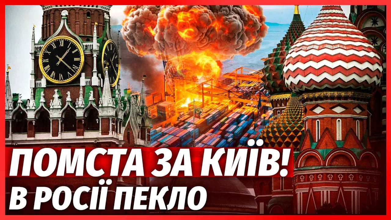 ❗️ЩОЙНО! Вибух ЯДЕРНОЇ СИЛИ на ПІВДНІ РФ. Палає ПОРТ з НАФТОЮ. У Бєлгороді БЛ
