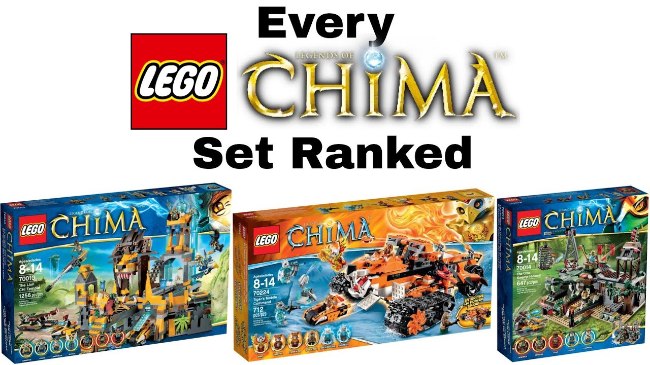 YouTube thumbnail: Every LEGO Legends Of Chima (2013-2015) Set Ranked