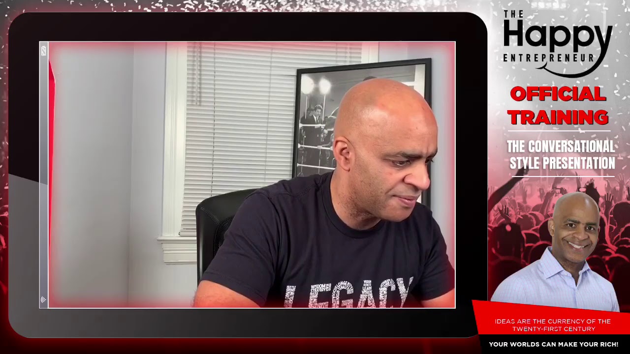 Che Brown - The Happy Entrepreneur - How To Have a Conversational Style Presentation