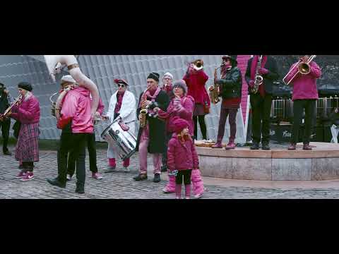 The Ambling Band in Bristol Harbourside Feb 2025