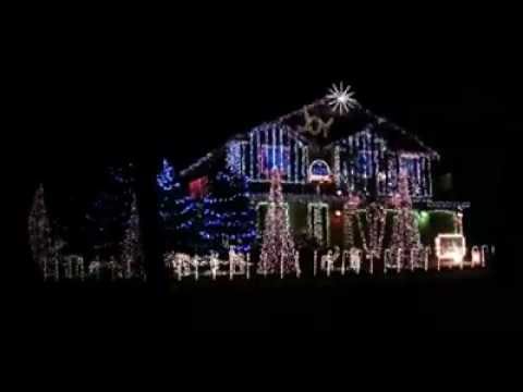 Epic Dubstep Christmas Lights!