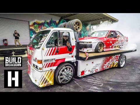 Baller Hauler + AE86 Corolla 3SGE BEAMS Powered Drift Car