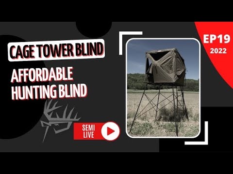 Cage Blind Assembly: Affordable Permanent Hunting Blind