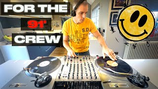 RAW 1991 - Breakbeat Hardcore v's Belgian Techno | Vinyl Only Mix