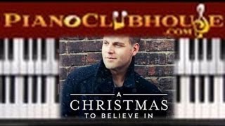 🎄 A CHRISTMAS TO BELIEVE IN - Matthew West (easy piano tutorial lesson)