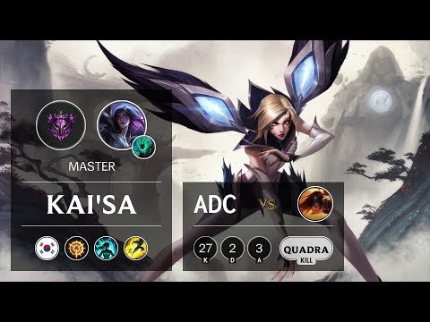 Kai'Sa ADC vs Sivir - KR Master Patch 9.11