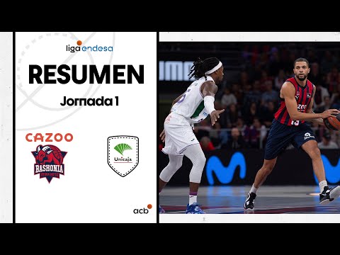 Resumen Cazoo Baskonia 103 - Unicaja 89 (J1)