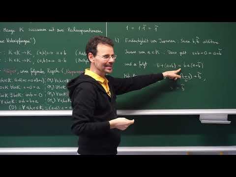 MathePlus / Video 10.3: Arbeiten mit den Körperaxiomen (1)