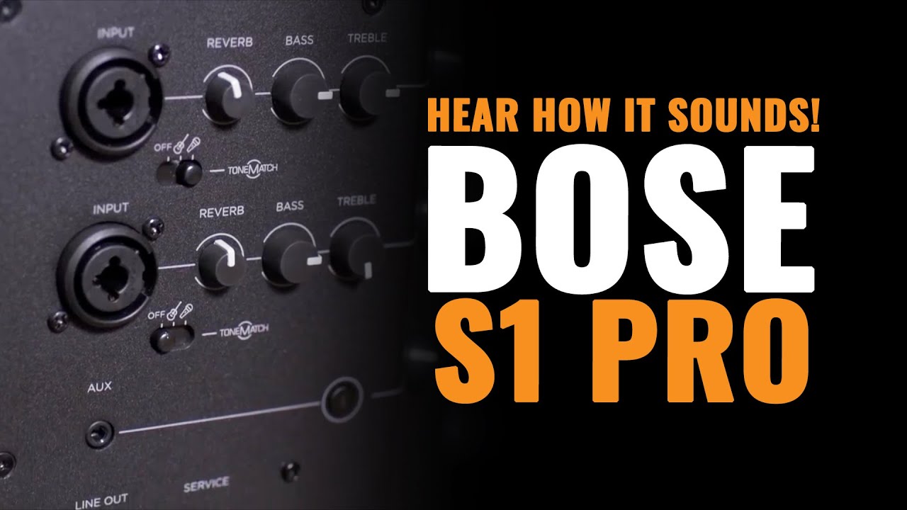 Bose S1 Pro Multi Position PA System | CME Gear Demo - YouTube