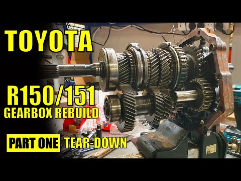 TOYOTA R150F/R151F GEARBOX TEAR DOWN | Building a hybrid Hilux transmission [PART ONE]