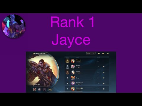 Rank 1 Jayce guide