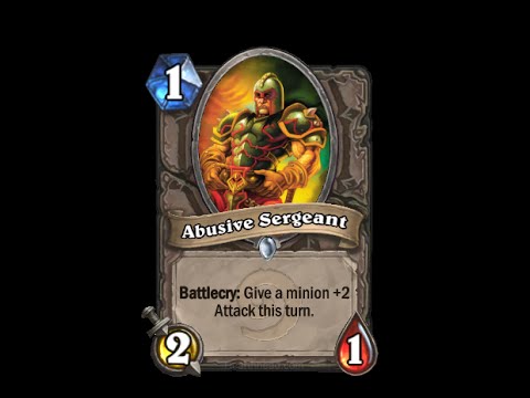 Abusive Sergeant - Hearthstone Text / Message / Alert Tones (Links in Description)