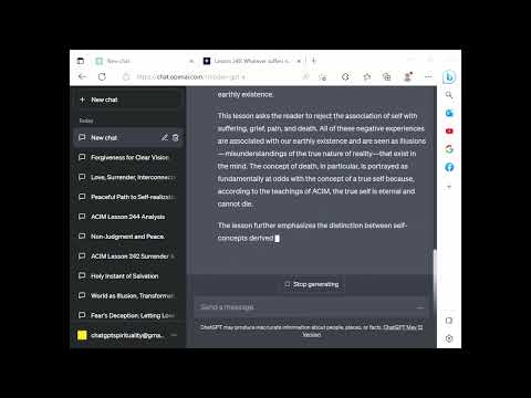 ChatGPT Spirituality ACIM Lesson 248 - Whatever suffers is not part of me