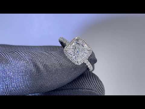 Halo Anniversary Diamond Ring | Fiyu-Jewels