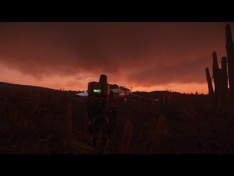 Star Citizen 3.17 ptu | Hurston Clouds Look Gorgeous