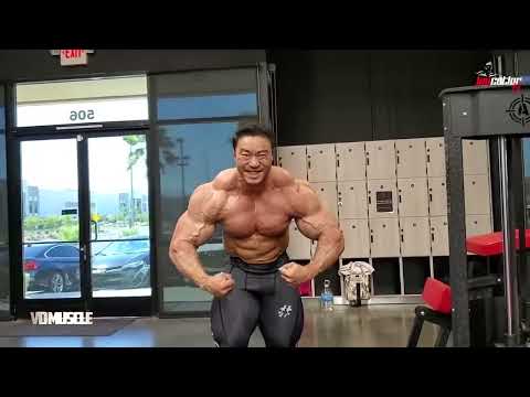 KOREA'S BIGGEST " MASS  MONSTER "IN MR. OLYMPIA - LEE SEUNGCHEOL