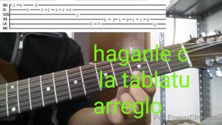 La botella "miguel y miguel" tablaturas/requinto