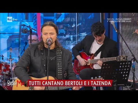 I Tazenda e Alberto Bertoli cantano "A muso duro" - BellaMa' 15/11/2024