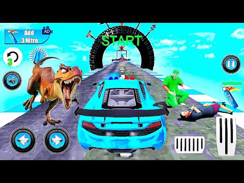 ✅Police Car Stunts GT Ramp 2022 - Impossible Car Racing Stunts 3D - Android Gameplay #21