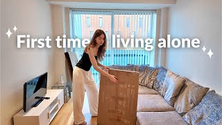 Moving into new apartment as a doctor | first time living alone
