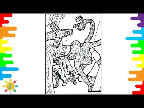 SPIDERMAN vs DR OCTOPUS Coloring Page|SPIDERMAN Against his ENEMY|Marin Hoxha - Endless[NCS Release]