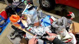 94 to 95 Ford Mustang GT SN95 Water Pump Install Repair